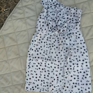 cute BCBGeneration one shoulder dress small